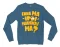 Enna Ma Ipdi Panarengale Ma Men/Unisex Long Sleeve T-Shirt in Indigo Blue Color